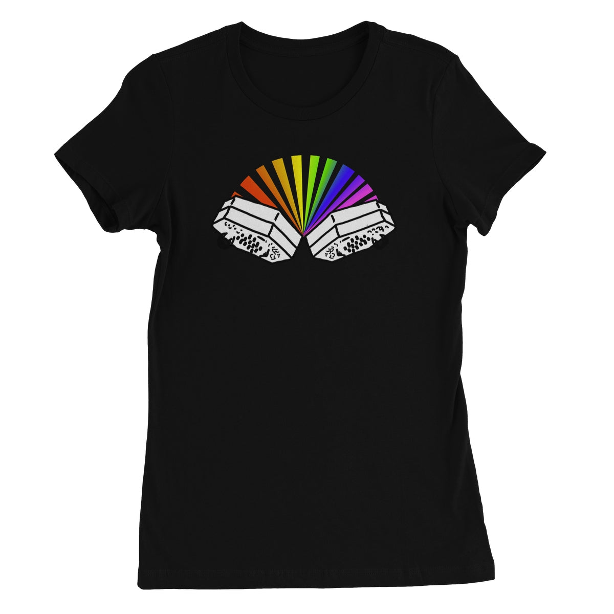Rainbow Concertina Women's Favourite T-Shirt