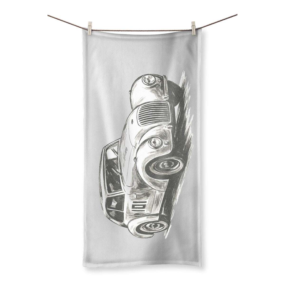  Allard P1 Fastback Towel in size: 31.5"x63.0"