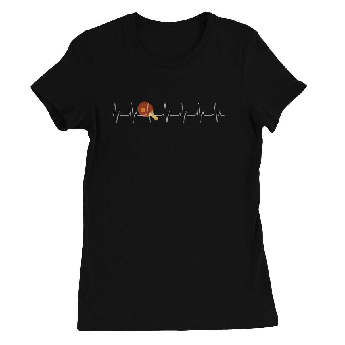 Table Tennis Heartbeat Women's T-Shirt