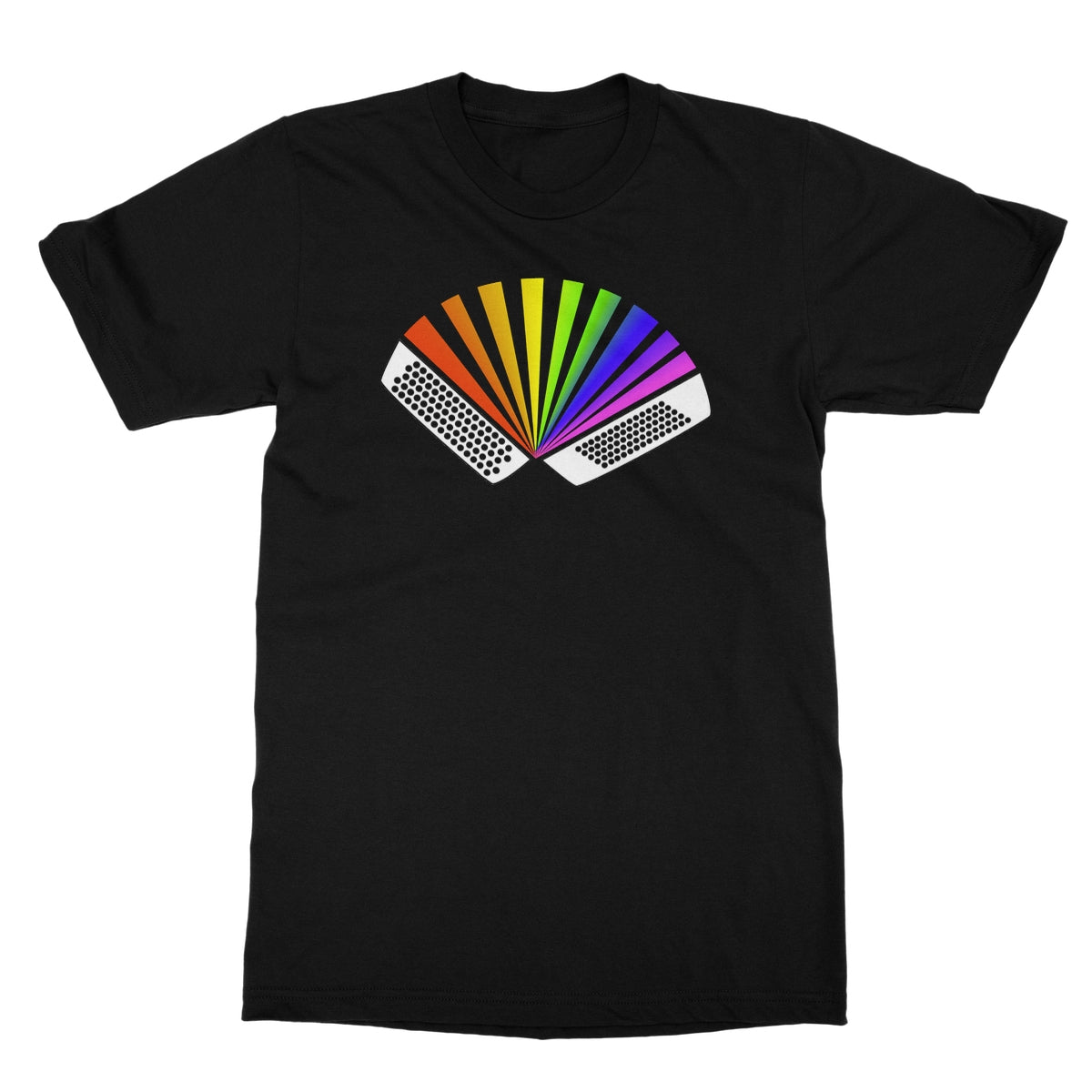 Rainbow Chromatic Accordion T-Shirt
