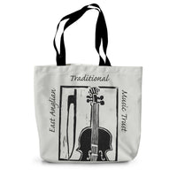  East Anglian Traditional Music Trust Large Logo Canvas Tote Bag in size: 
