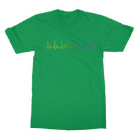 Rainbow Heartbeat Concertina T-Shirt
