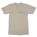 Rainbow Heartbeat Concertina T-Shirt