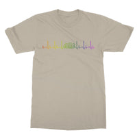 Rainbow Heartbeat Concertina T-Shirt