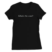 Irish What's the Craic? Women's T-Shirt