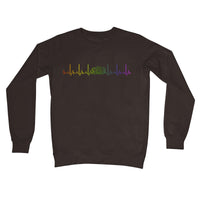 Rainbow Heartbeat Concertina Sweatshirt