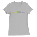 Rainbow Heartbeat Concertina Women's T-Shirt