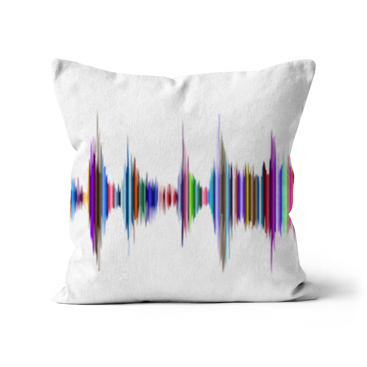Rainbow Soundwave Cushion