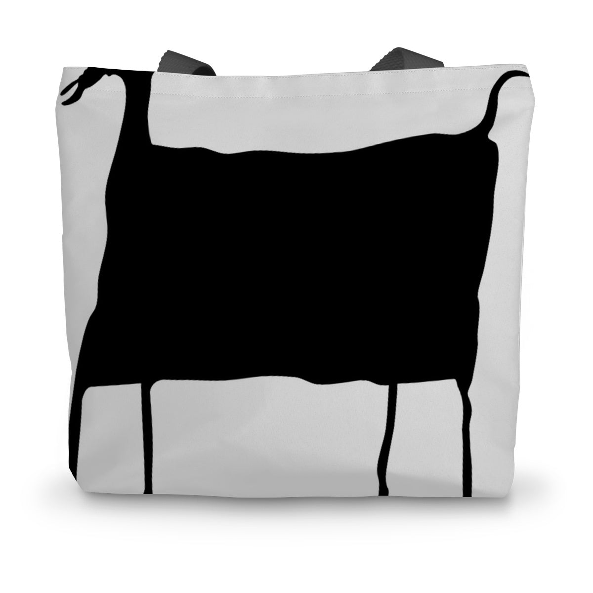 Weird Cave Painting Animal Canvas Tote Bag