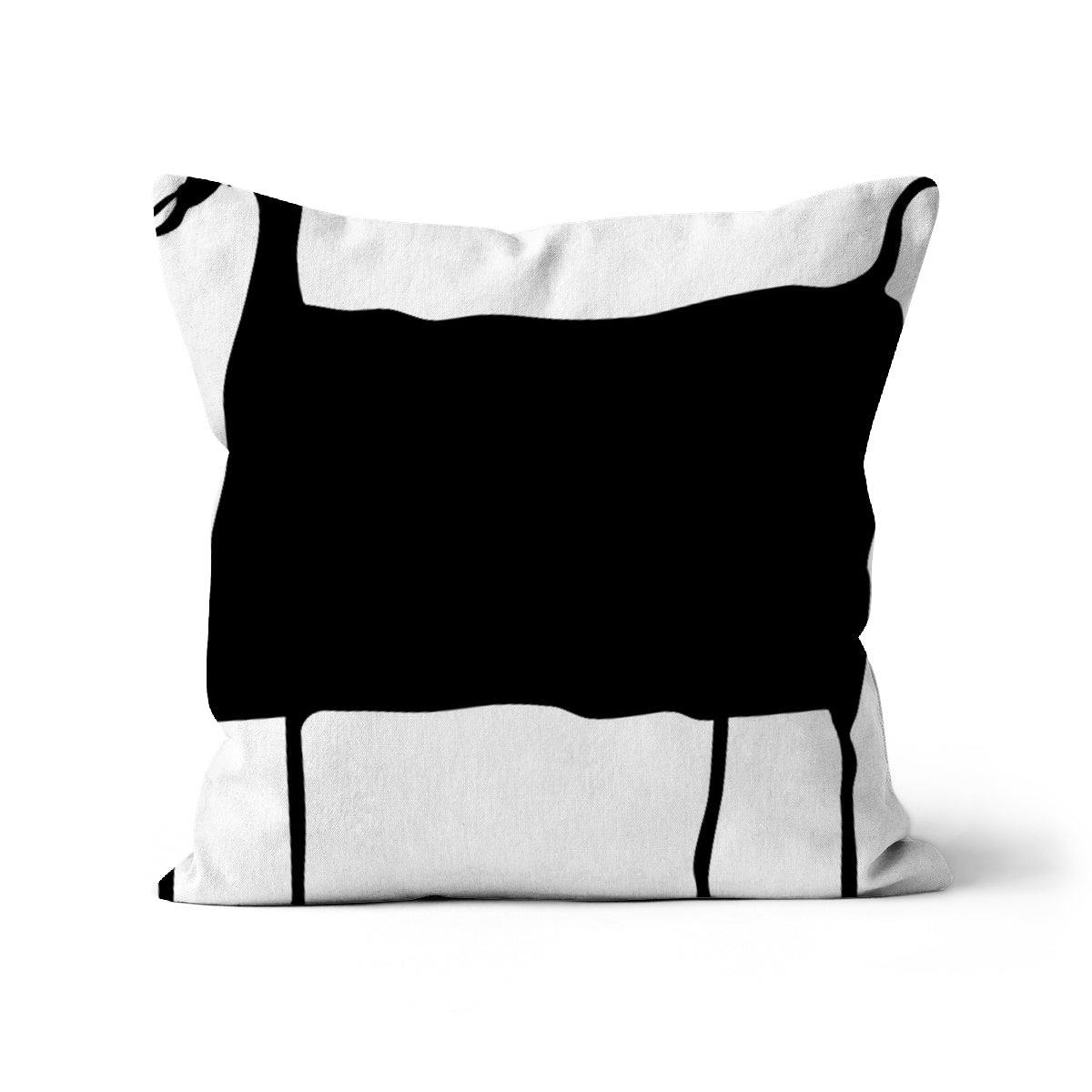 Weird Cave Painting Animal Cushion