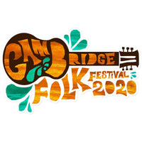  Cambridge Folk Festival - Design 8 -  Sticker in size: 14"x14"