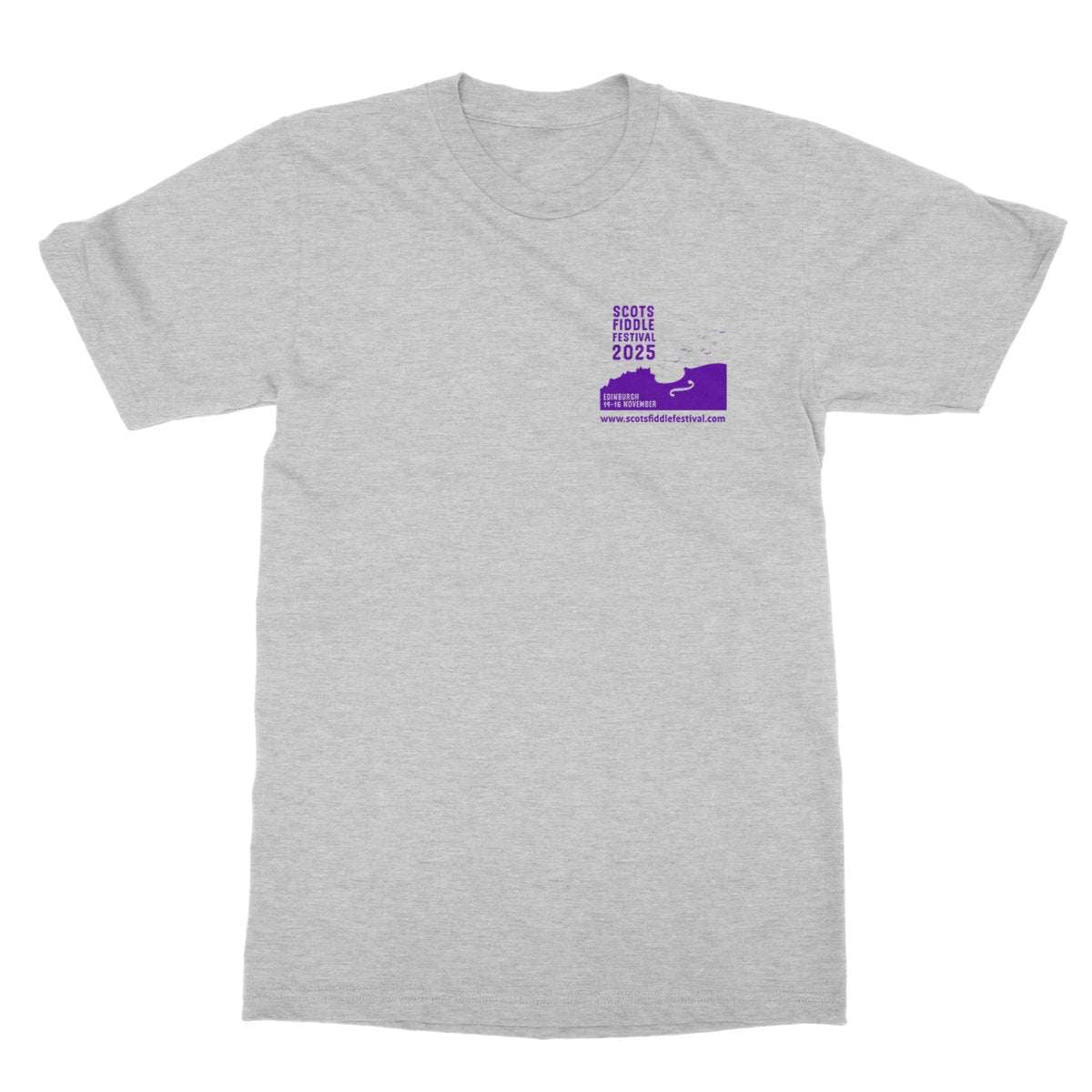 Scots Fiddle Festival T-Shirt (small logo)