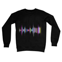 Rainbow Soundwave Crew Neck Sweatshirt