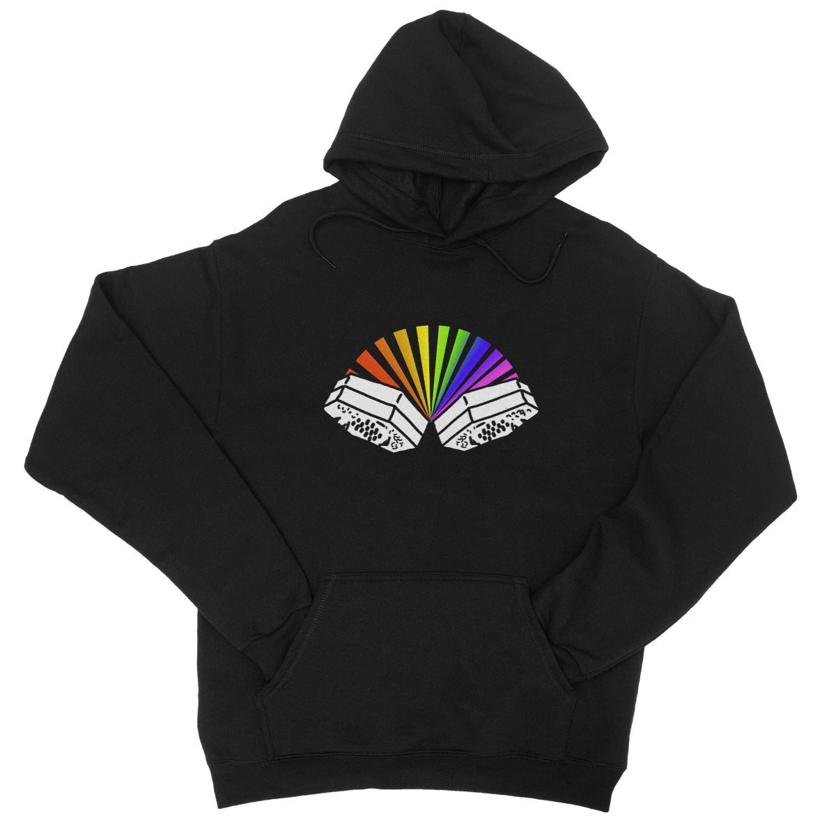 Rainbow Concertina Hoodie