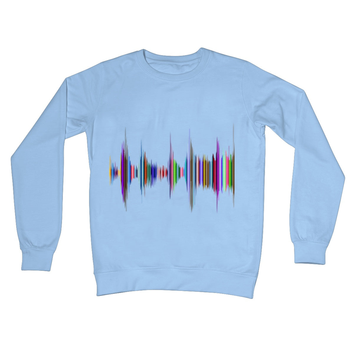 Rainbow Soundwave Crew Neck Sweatshirt