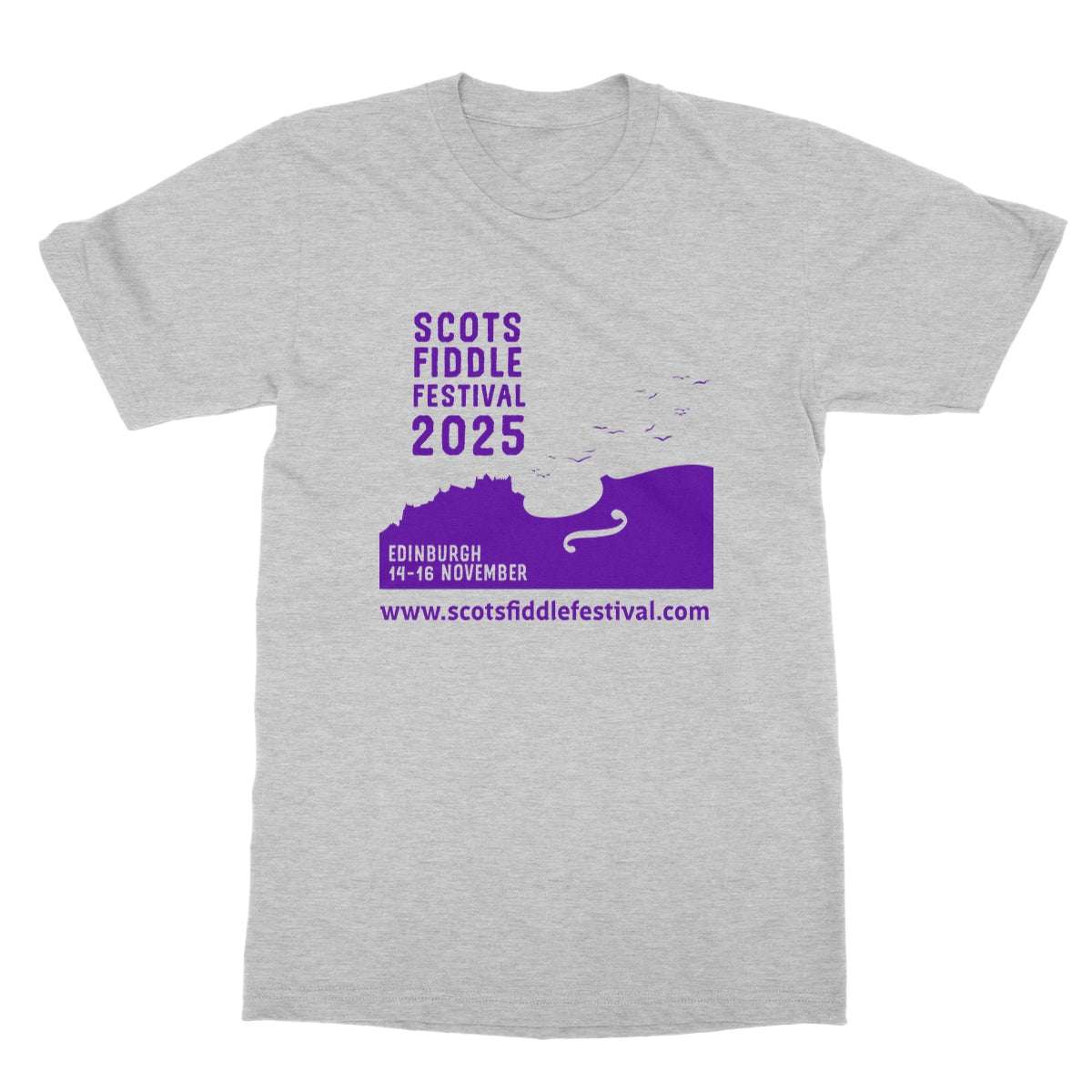 Scots Fiddle Festival T-Shirt (large logo)