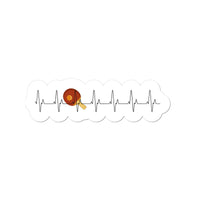 Table Tennis Heartbeat Sticker