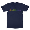 Rainbow Heartbeat Concertina T-Shirt
