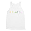 Rainbow Heartbeat Concertina Tank Top