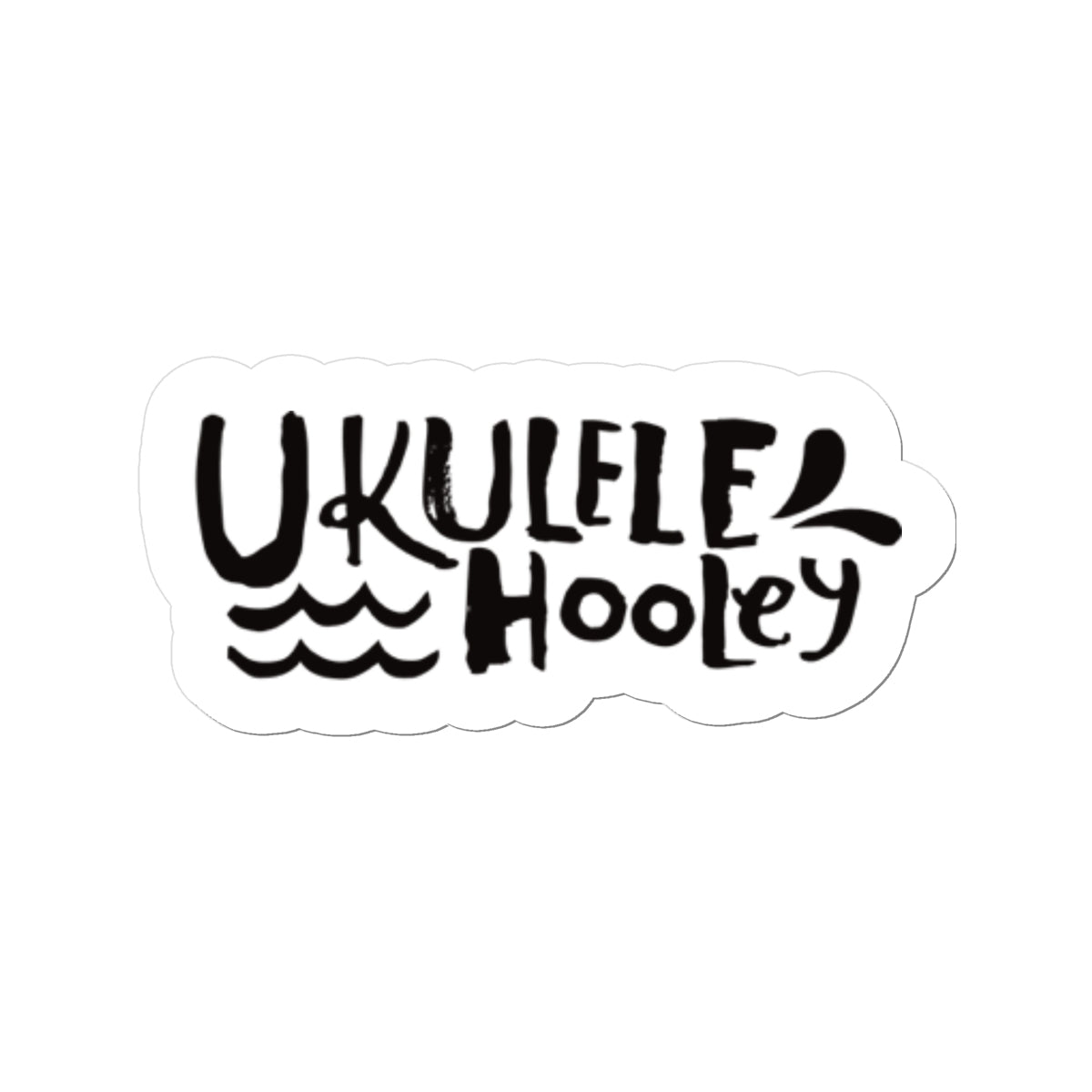 Ukulele Hooley Logo Sticker