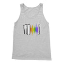 Black Rainbow Soundwave Melodeon Tank Top in size: M