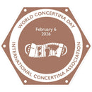  World Concertina Day 2026 Sticker in size: 14"x14"