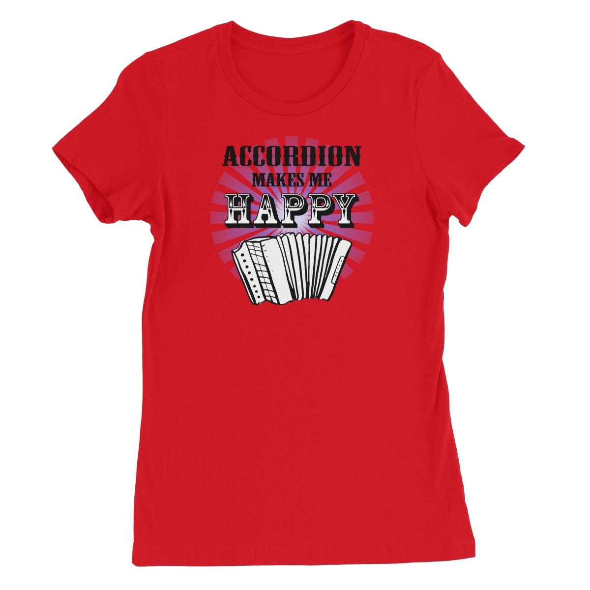 Accordion makes me happy Women's T-Shirt