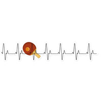 Table Tennis Heartbeat Sticker