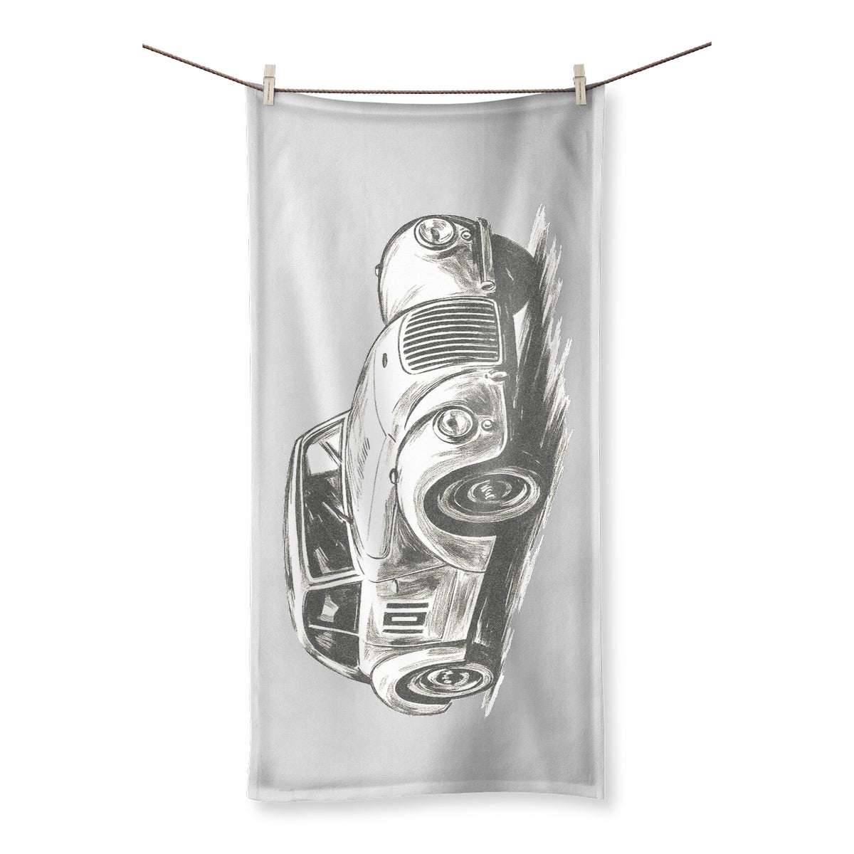  Allard P1 Fastback Towel in size: 27.5"x55.0"