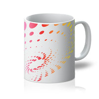 Coloured Spiral Dots Mug
