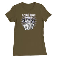 Accordion makes me happy Women's T-Shirt