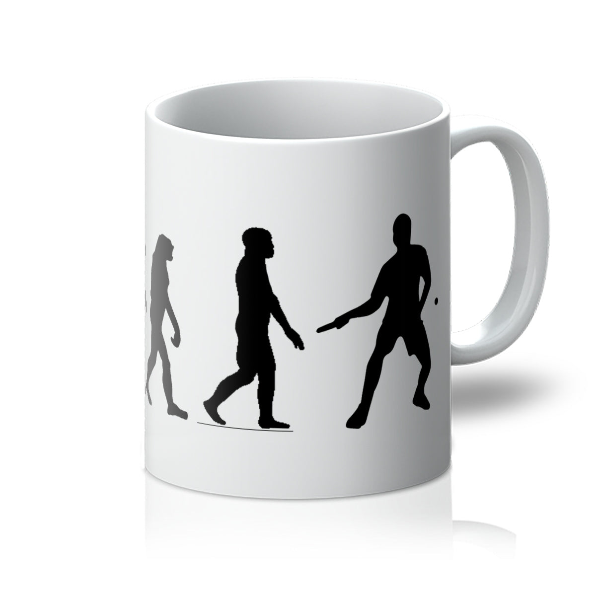 Evolution of Table Tennis Players Mug