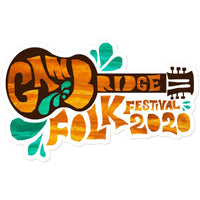  Cambridge Folk Festival - Design 8 -  Sticker in size: 8.5"x8.5"