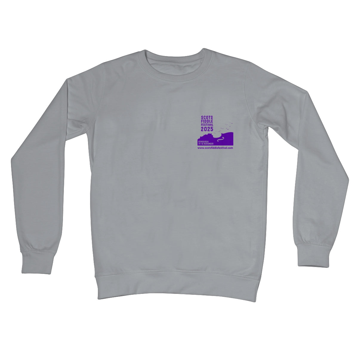 Scots Fiddle Festival Crew Neck Sweatshirt (small logo)