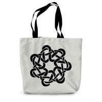 Celtic Woven Design Canvas Tote Bag