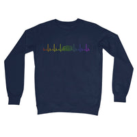 Rainbow Heartbeat Concertina Sweatshirt
