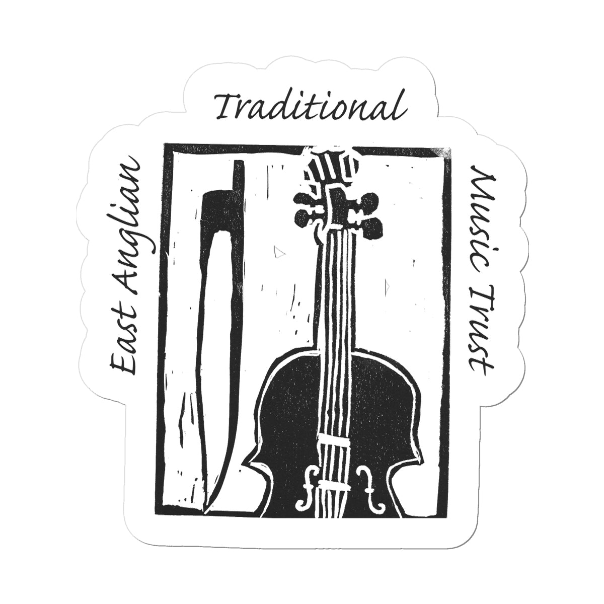 East Anglian Traditional Music Trust Large Logo Sticker