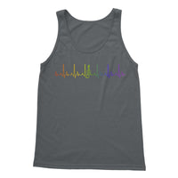 Rainbow Heartbeat Fiddle Tank Top