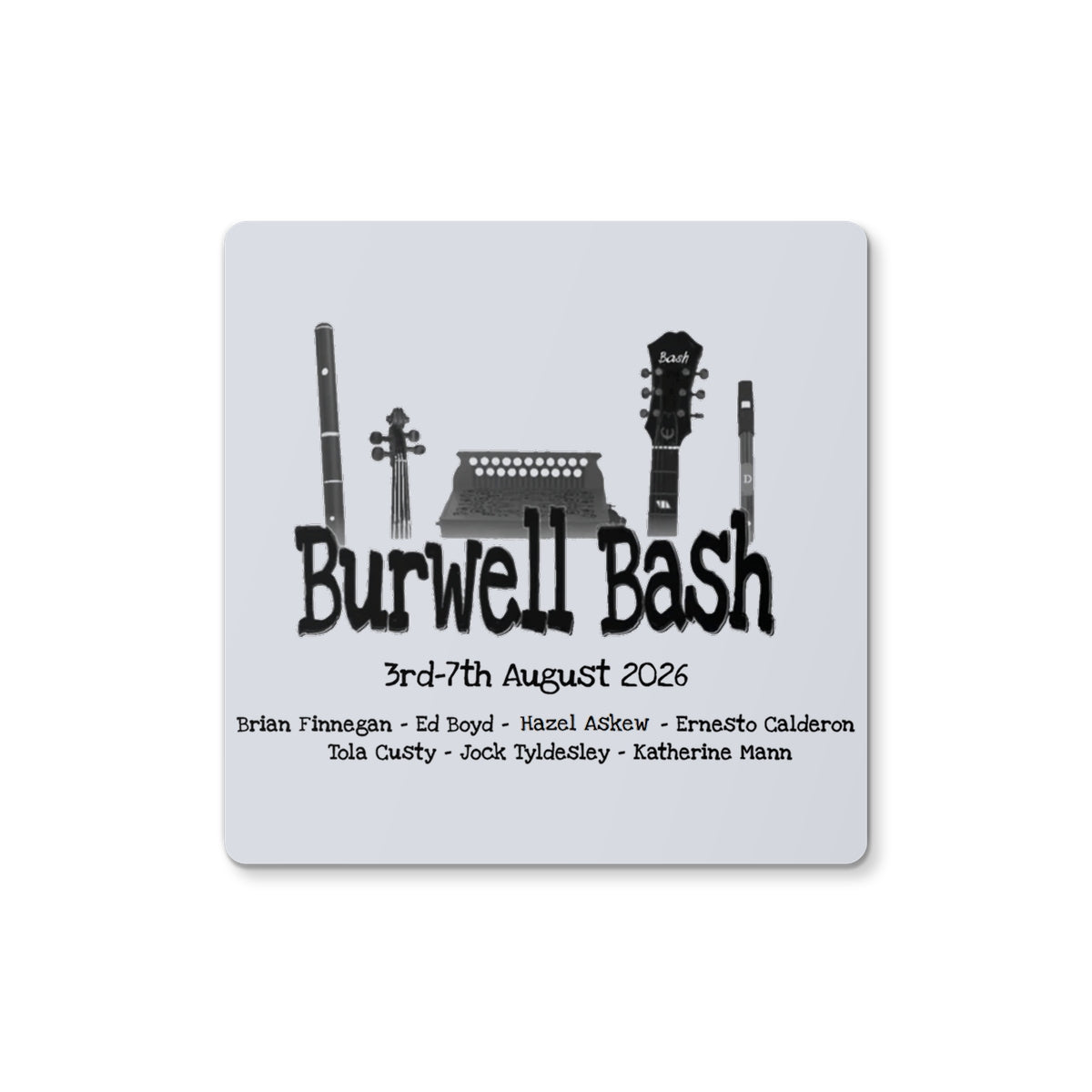 Burwell Bash 2026 Coaster