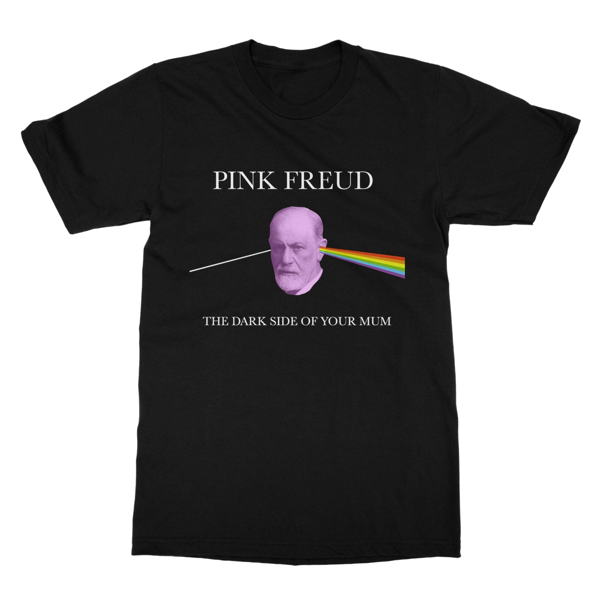 Pink Freud Dark Side of your Mum Softstyle T-Shirt