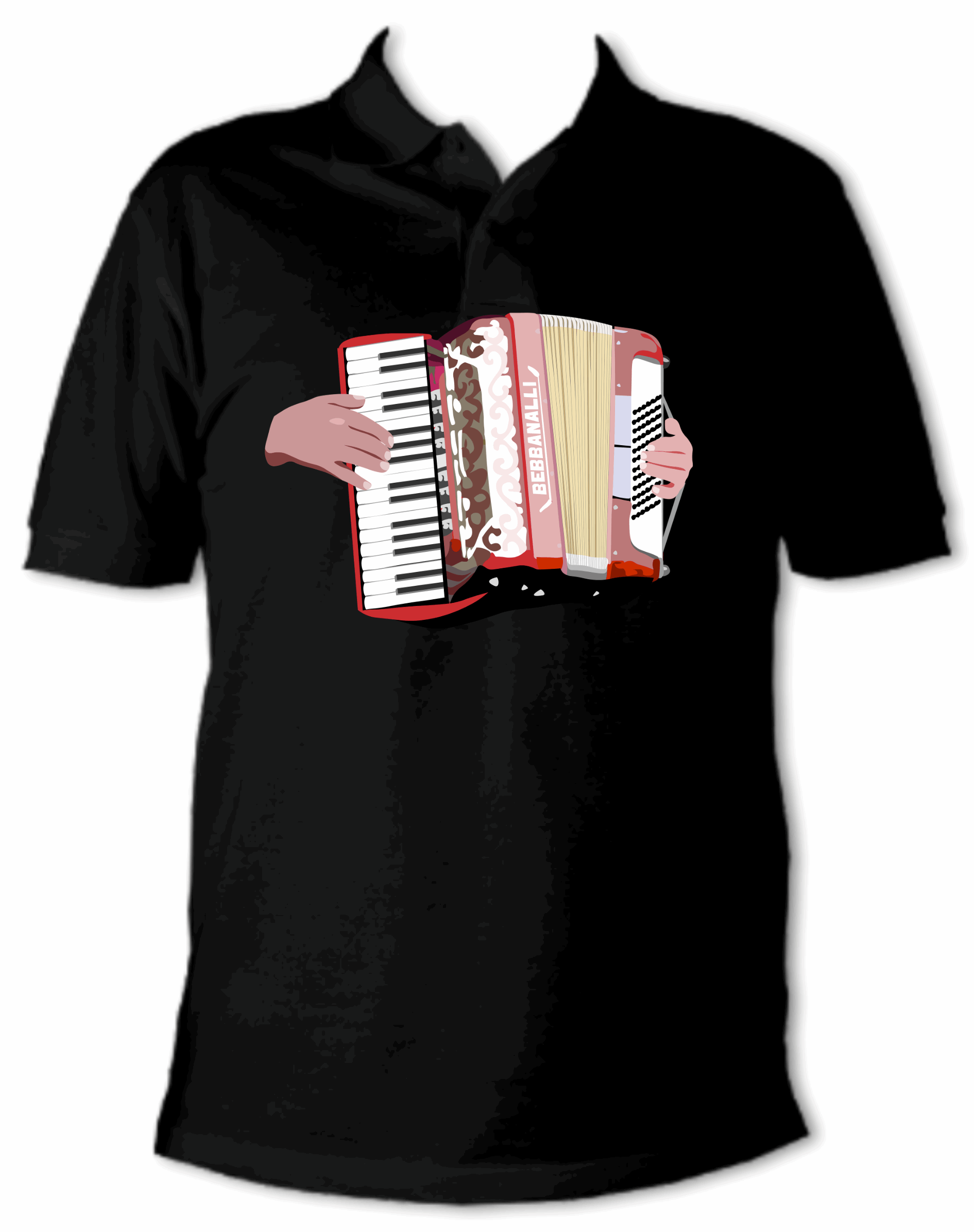 Accordion Hands Polo Shirt