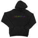Rainbow Heartbeat Concertina Hoodie