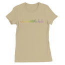 Rainbow Heartbeat Concertina Women's T-Shirt