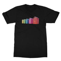 Rainbow Coloured Beach Huts T-Shirt