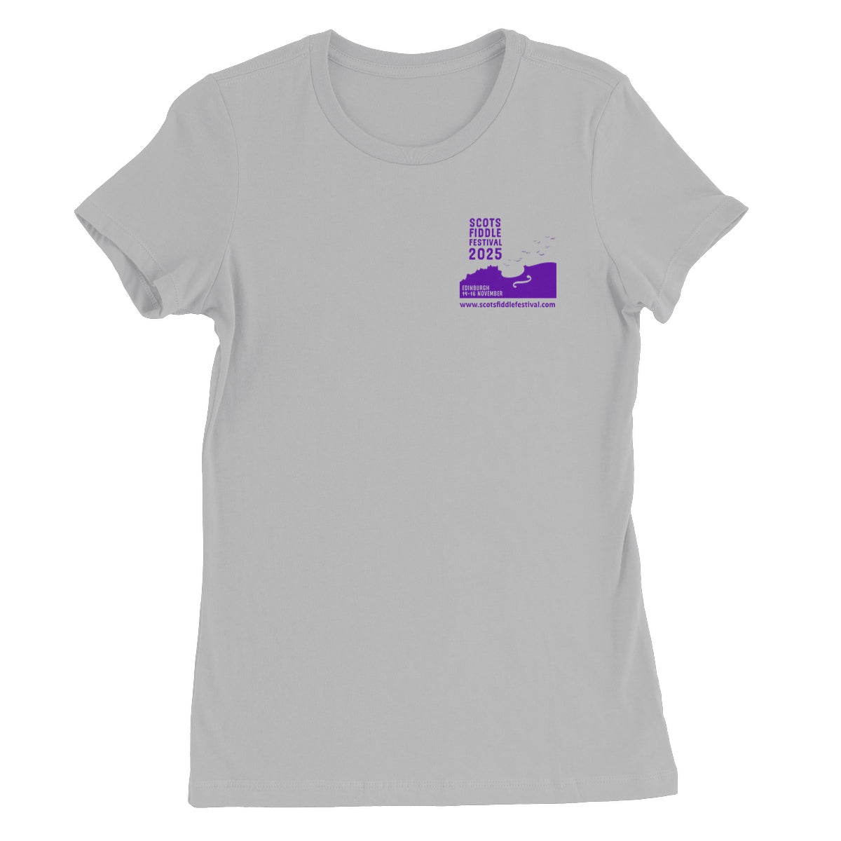 Scots Fiddle Festival - Small Logo Women's Fitted T-Shirt