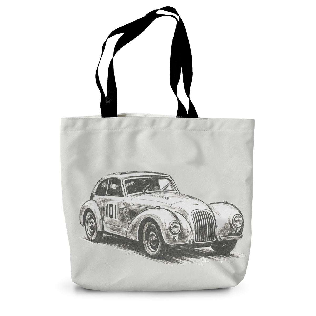  Allard P1 Fastback Canvas Tote Bag in size: 