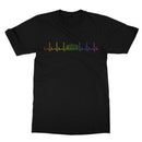 Rainbow Heartbeat Concertina T-Shirt