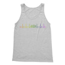 Rainbow Heartbeat Concertina Tank Top