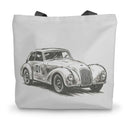 Allard P1 Fastback Canvas Tote Bag in size: 14"x18.5"