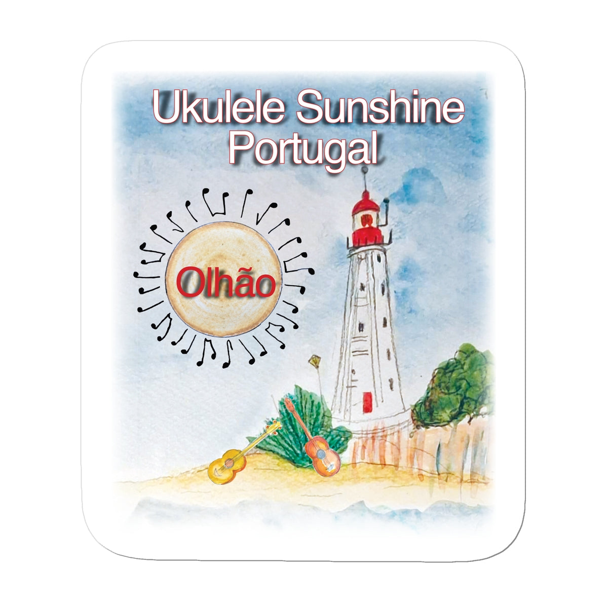 Ukulele Olhão Sticker